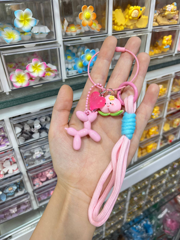 آویز قلب رنگی آبنباتی (۱۰عدد)